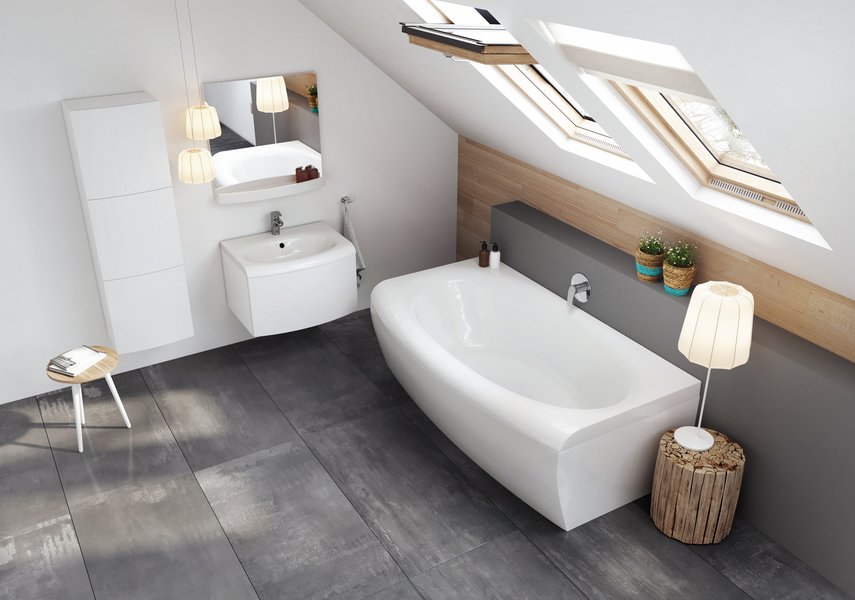 A díjnyertes design az Evolution koncepciót is a legnépszerűbb fürdőszoba megoldások közé emeli.