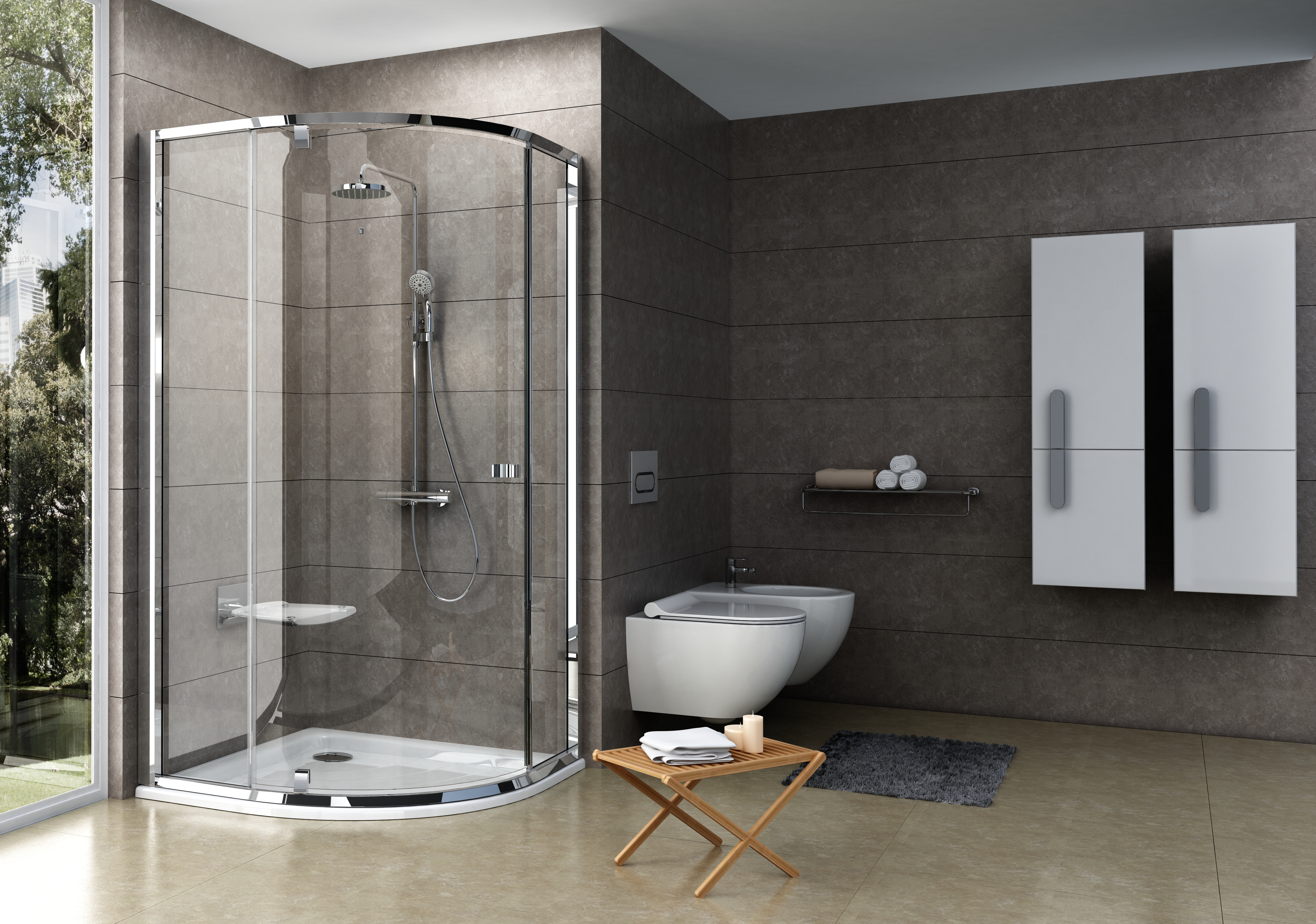 Speciális adottságú, kis fürdőszobába ideális választás lehet a RAVAK valamely zuhanyboxa!