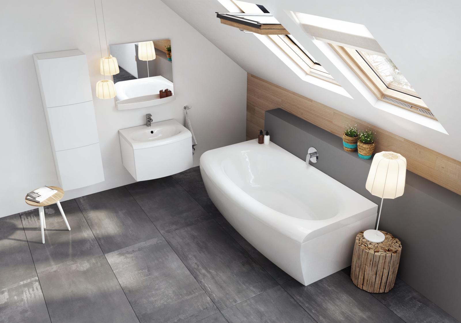 Az Evolution fürdőszoba koncepciót kedvesen modern fürdőszobákba ajánljuk.