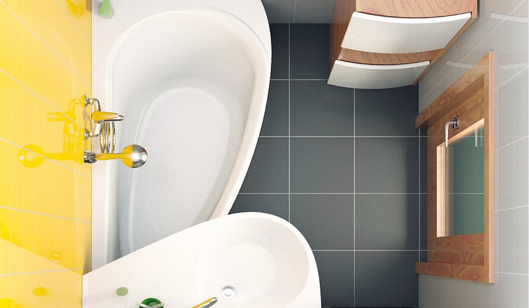 Az olyan kis fürdőszobákra szabott koncepciók mint az Avocado trükkös kialakításuknak köszönhetően a kádnak is hagynak helyet.