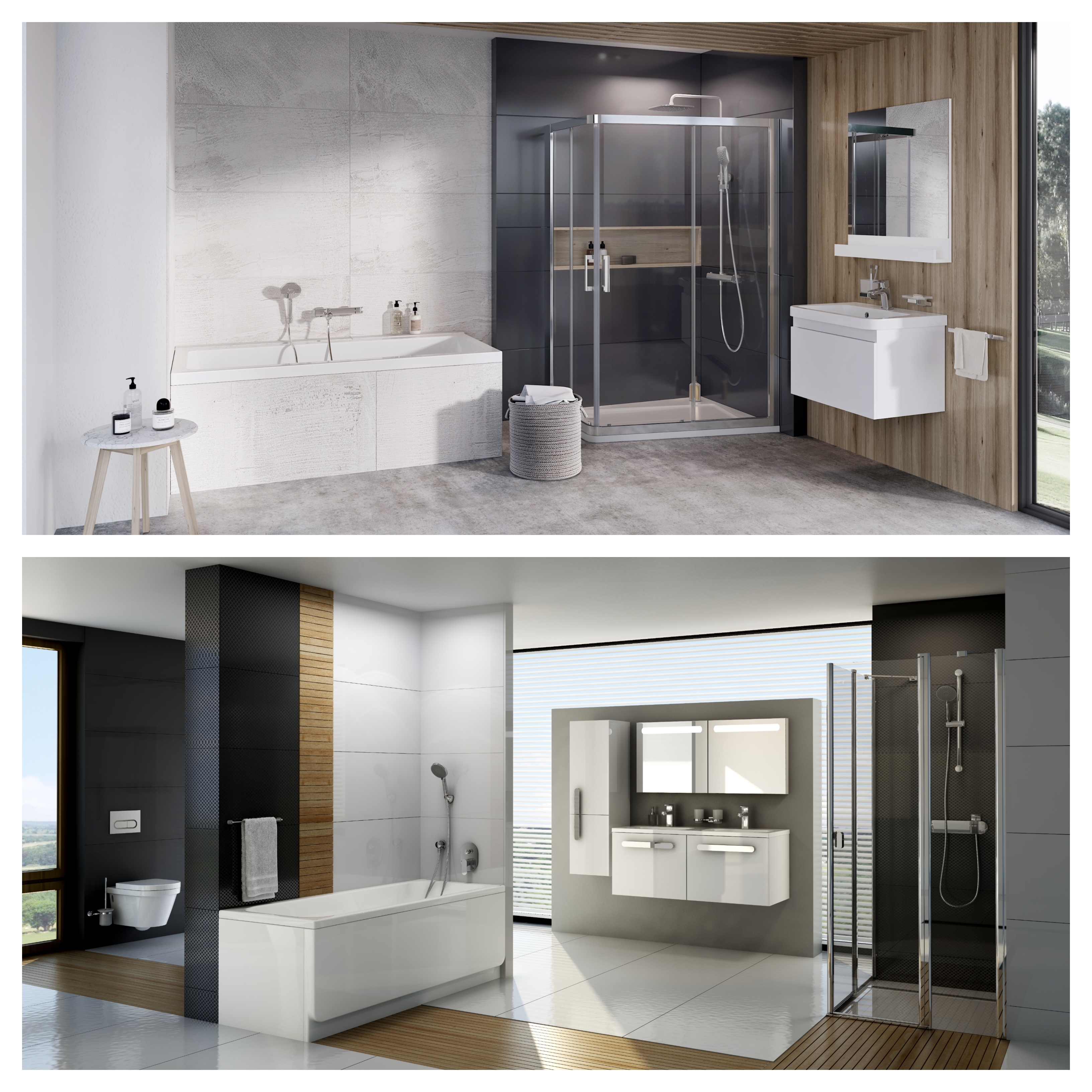 A RAVAK Chrome fürdőszobai koncepciója a magyar piac legszélesebb megoldás. 