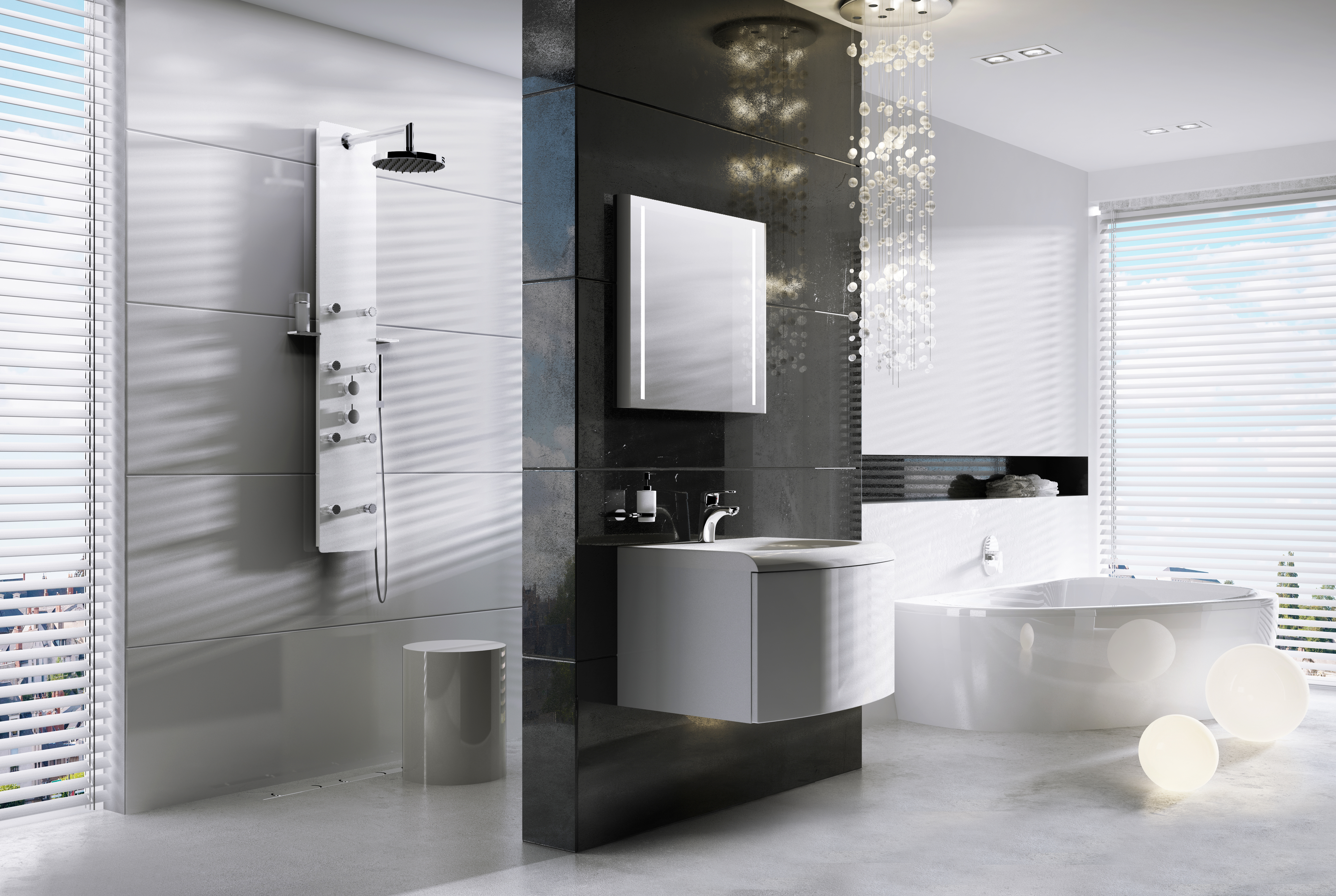 A hidromasszázs panelekkel igazi relaxációs zuhanysarkot alakíthatsz ki a fürdőszobádban. Wellness élmény minden nap!