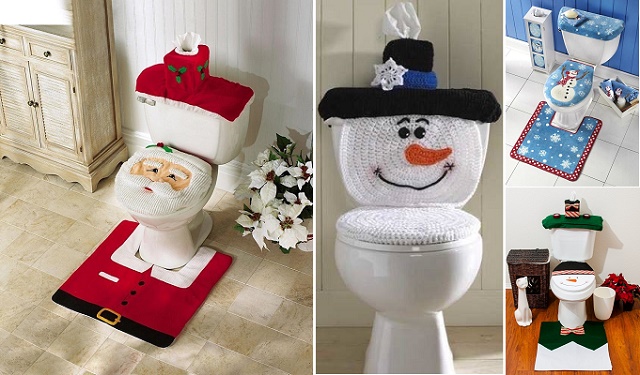Gondolt már arra, hogy a wc-t is díszítheti? Megosztó megoldás, de tagadhatatlanul karácsonyi hangulatot garantál a fürdőszobában!