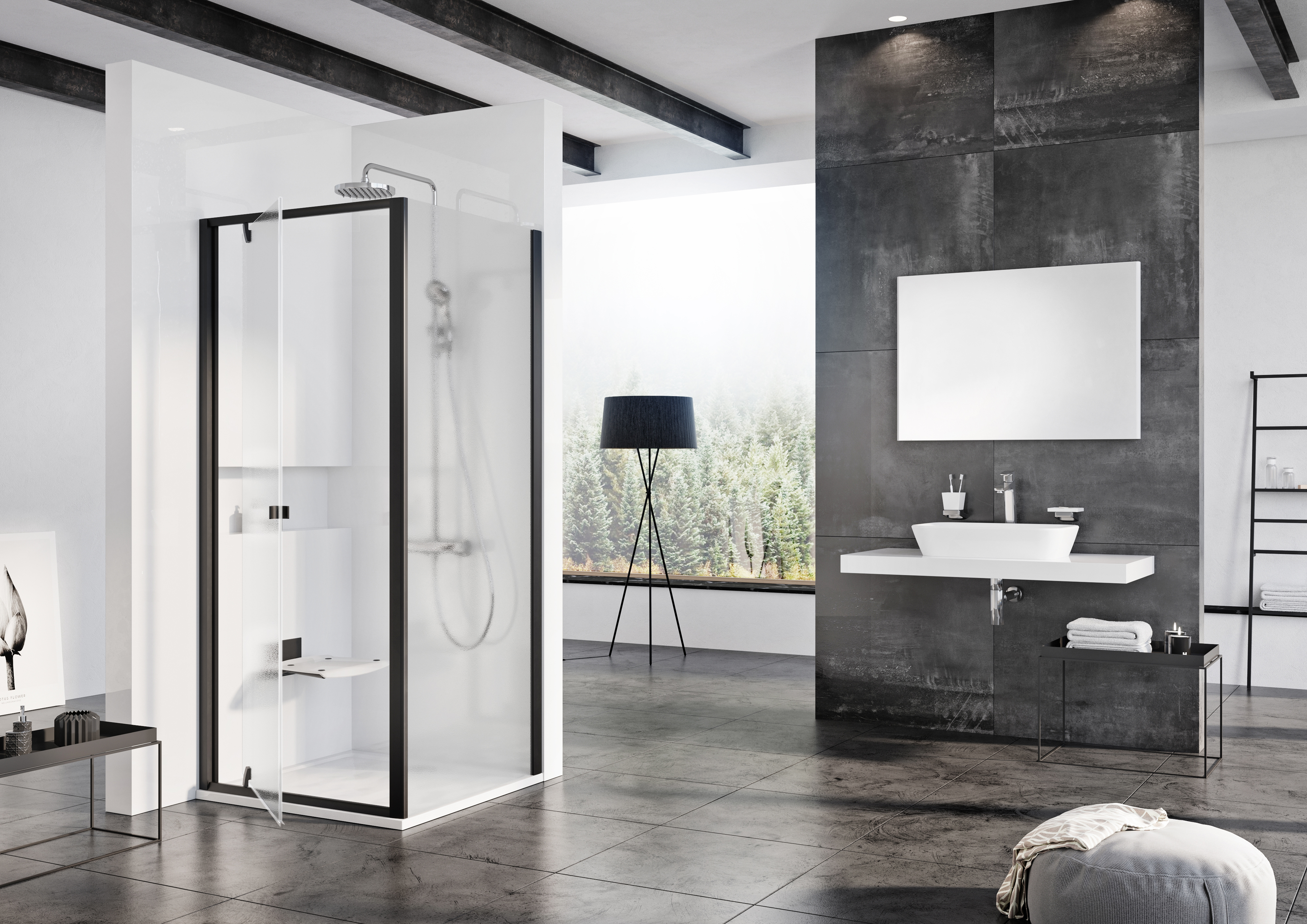 A RAVAK Pivot zuhanykabincsalád megoldást kínál minden fürdőszobába. 