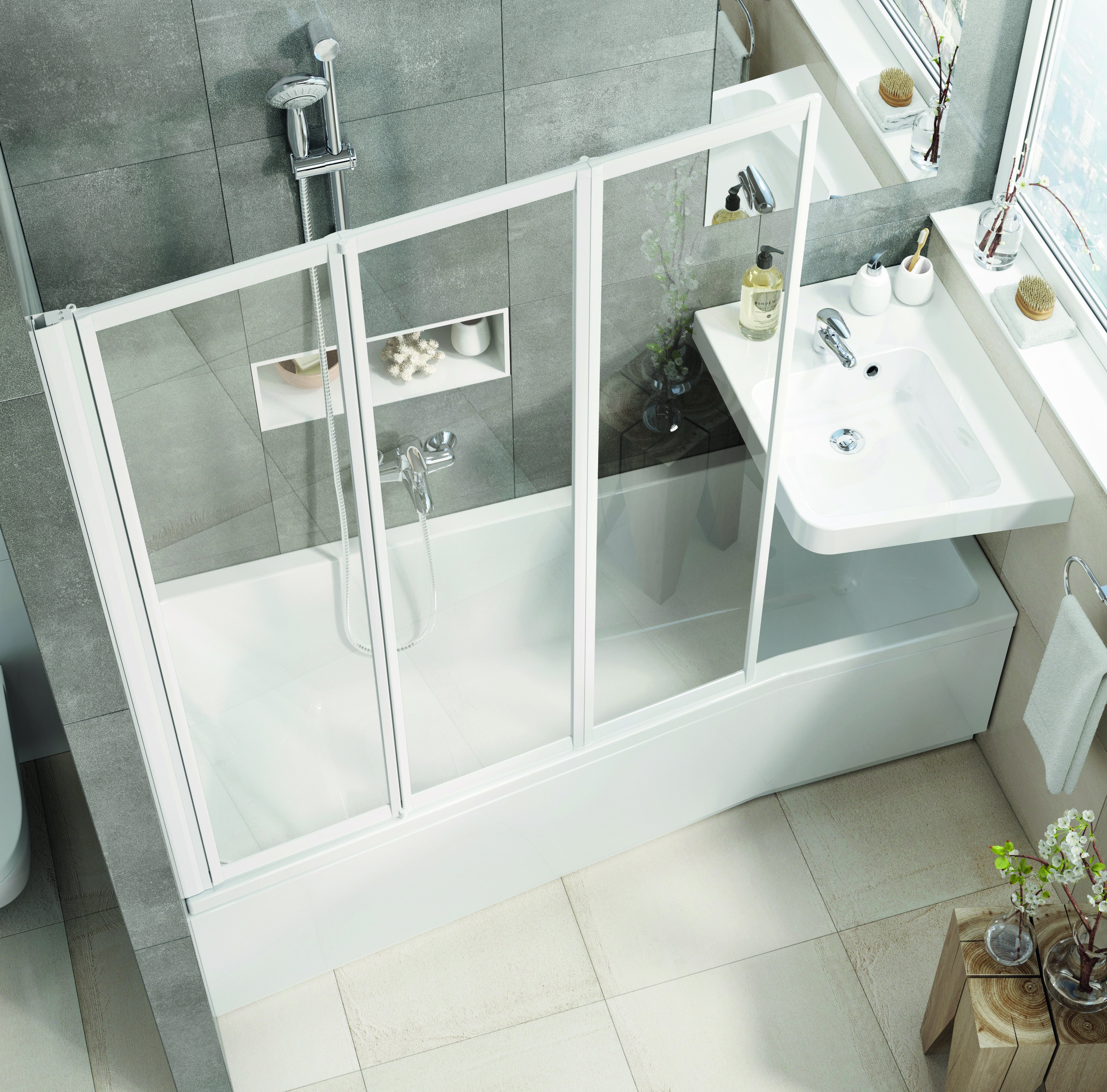 Ismerje meg az évek óta népszerű, ötletes, helytakarékos BeHappy II fürdőszoba koncepciót!